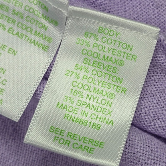 Lilly Pulitzer Elba Sweater Womens XS Purple Tassel 3/4 Sleeve Beach Resort - Picture 7 of 14